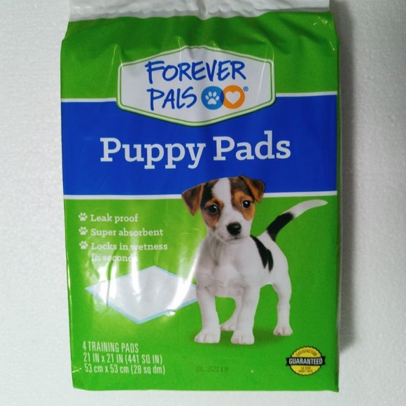 🟤 $ 7.00 PUPPY PADS FOREVER PALS (16 TRAINING PADS) NEW 21" 4 PCS - Picture 4 of 5